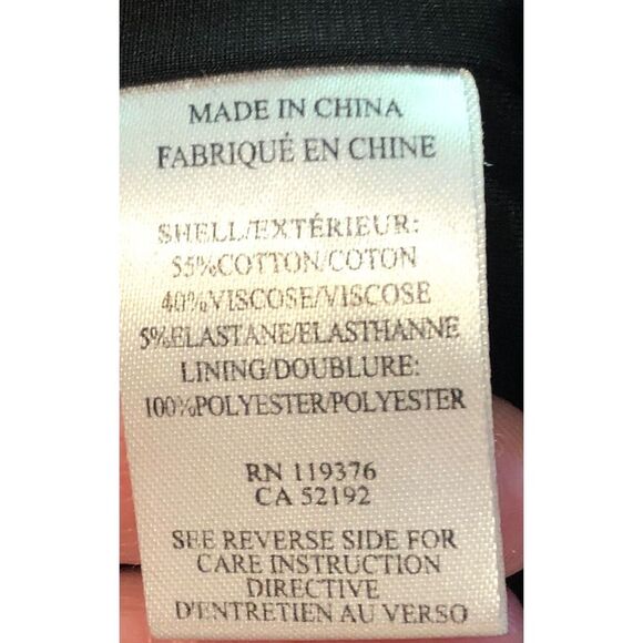 Helmut Lang Black V Neck Dress with Dramatic Metal Back Zip Size S - Picture 9 of 9